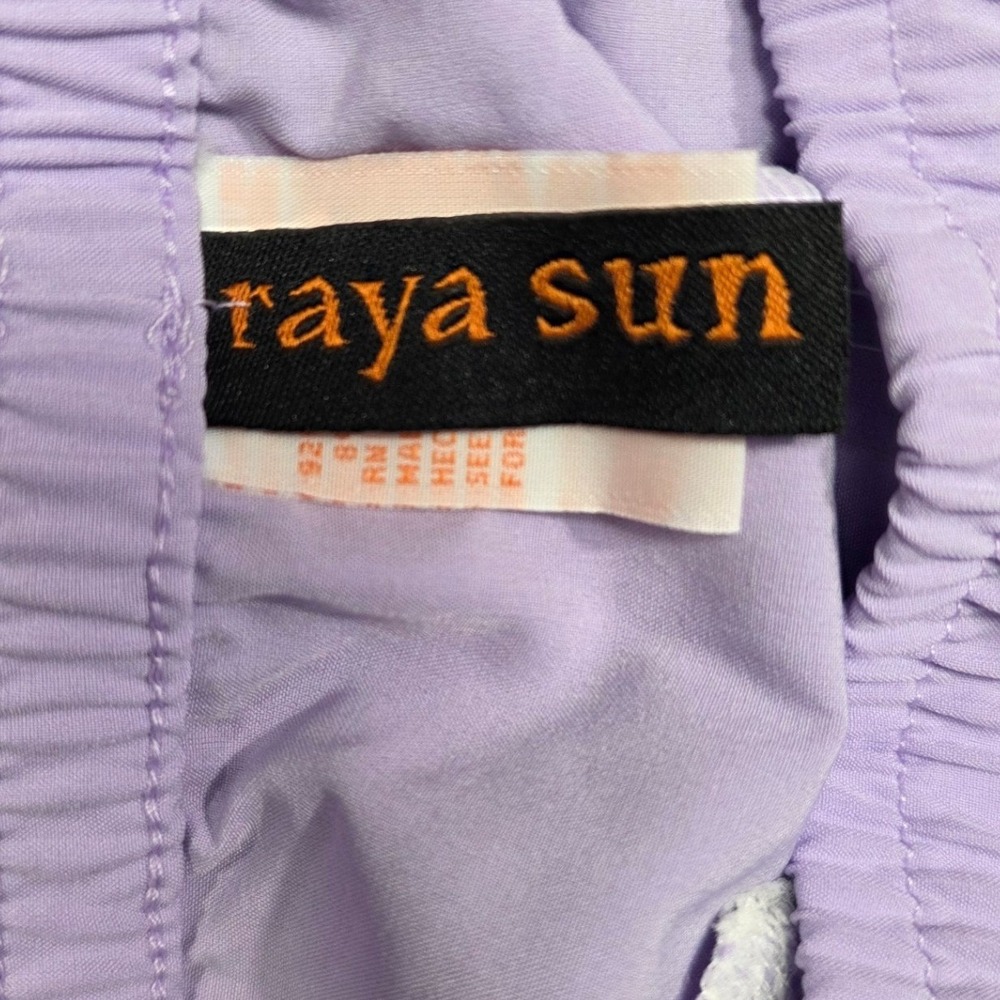 Raya Sun Womens Purple Dolphin Hem Athletic Running Shorts Size S Small Lavender - Picture 3 of 11